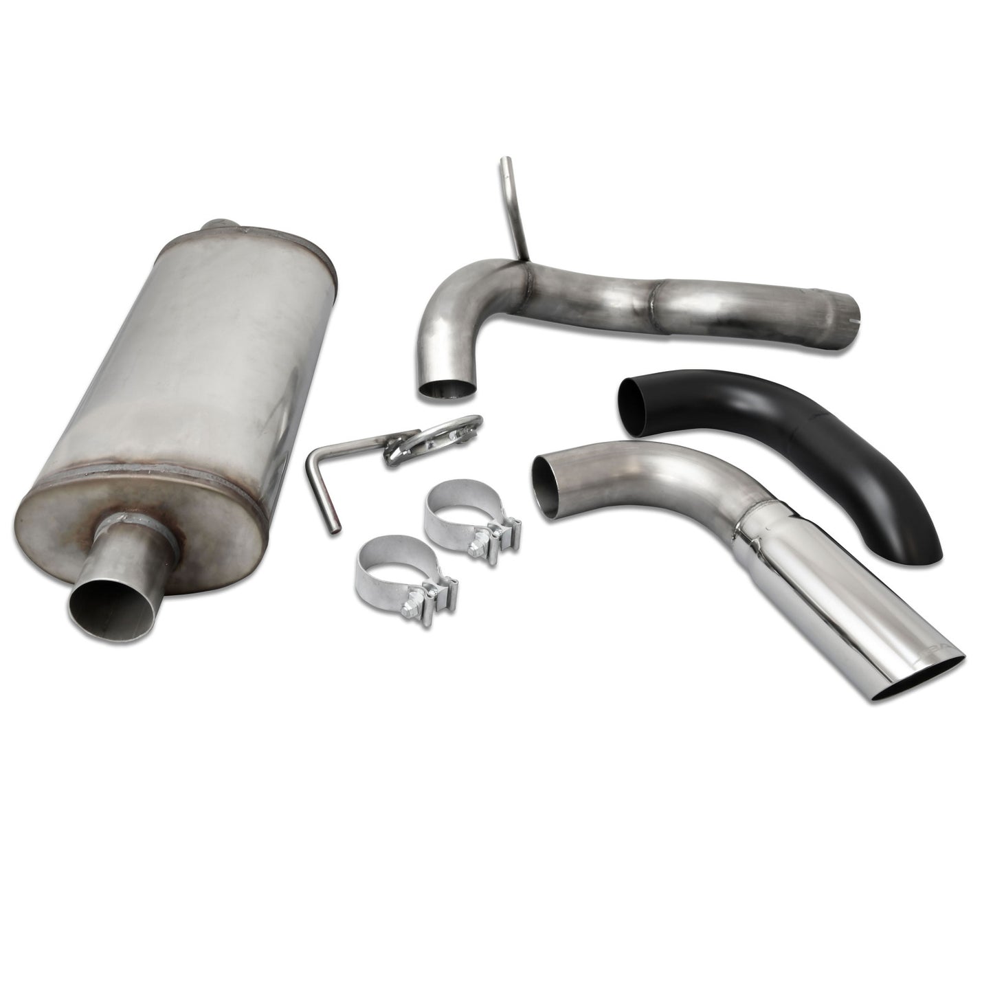 JBA 18-21 JEEP JL Wrangler Axle Back 304SS, 2 optional Tips 30-1539