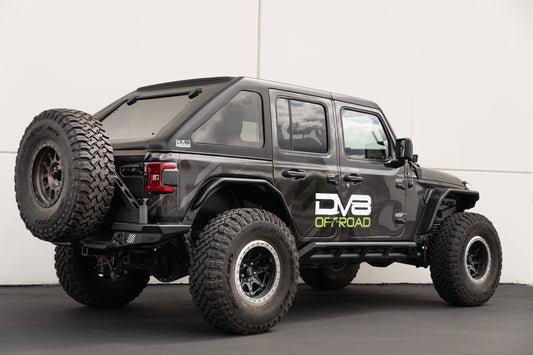 DV8 Offroad 2018-2024 Jeep JL 4 Door Razor Series Fastback Hard Top HTJL02-B