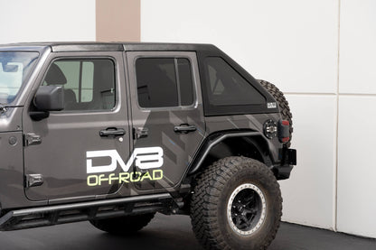 DV8 Offroad 2018-2024 Jeep JL 4 Door Razor Series Fastback Hard Top HTJL02-B