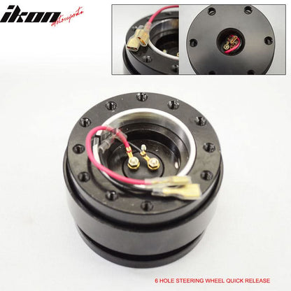 Universal JDM Racing Steering Wheel Quick Release Sanp Off Aluminum