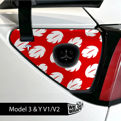 Hawaiian Tesla Charge Port Wrap | Model Y