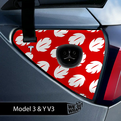 Hawaiian Tesla Charge Port Wrap | Model Y