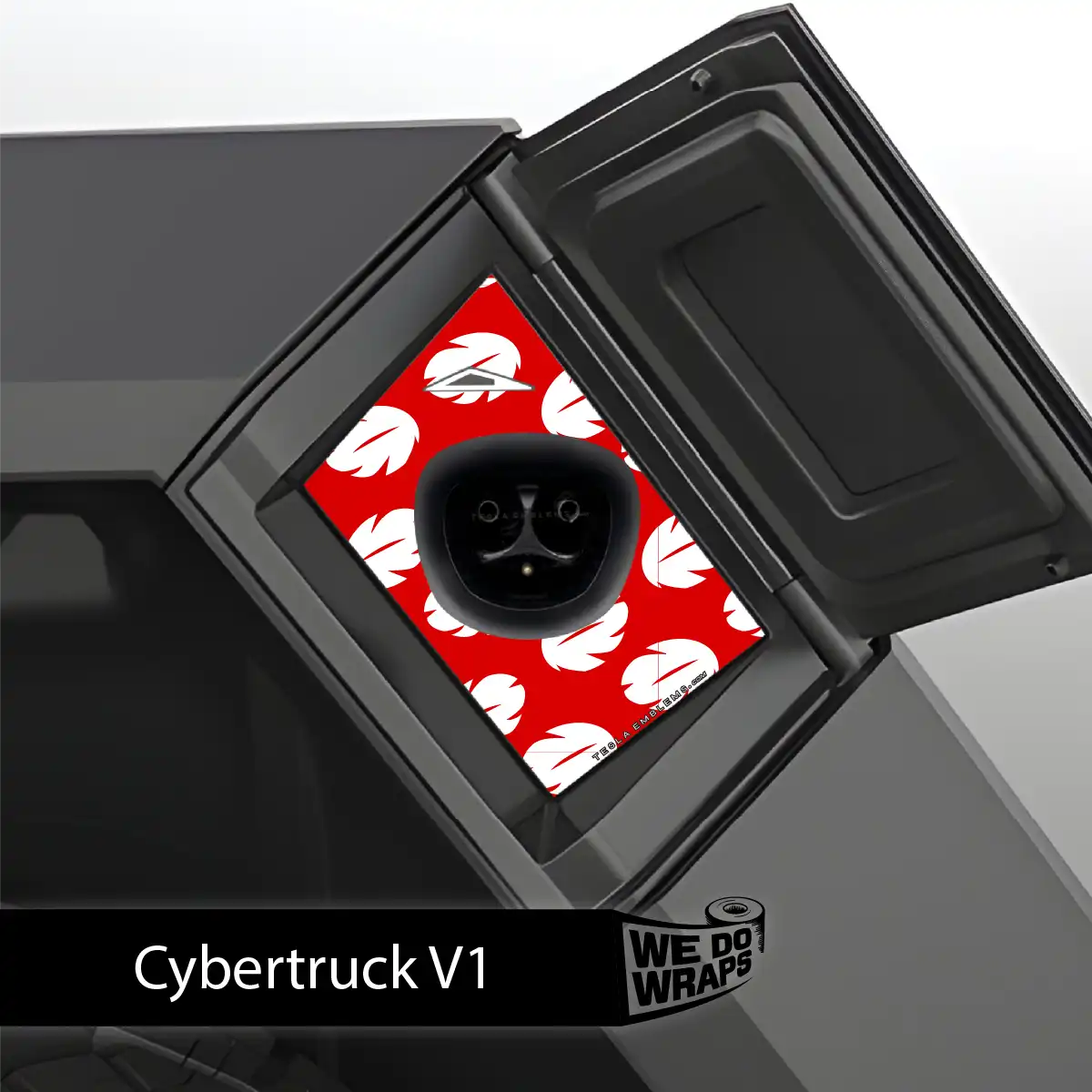 Hawaiian Tesla Charge Port Wrap | Cybertruck