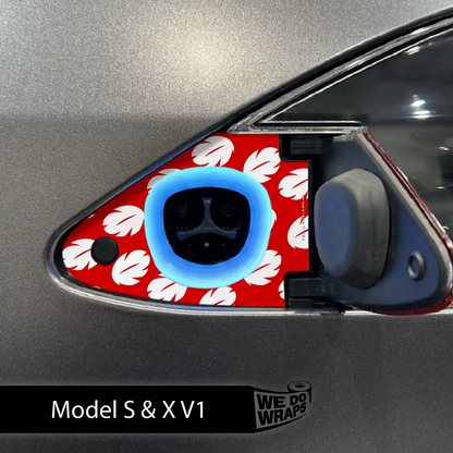 Hawaiian Tesla Charge Port Wrap | Model X