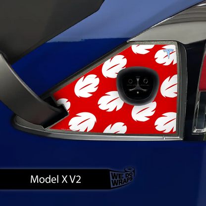 Hawaiian Tesla Charge Port Wrap | Model X
