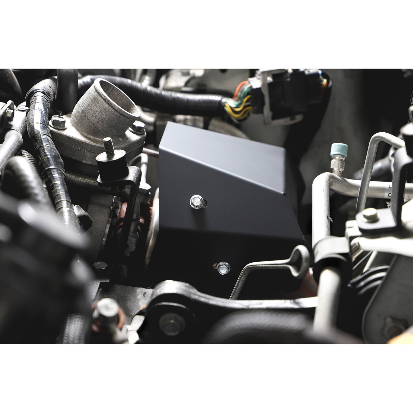 GrimmSpeed Turbo Heat Shield - Black Thermal Coated - Subaru EJ20 and EJ25 GRM092008