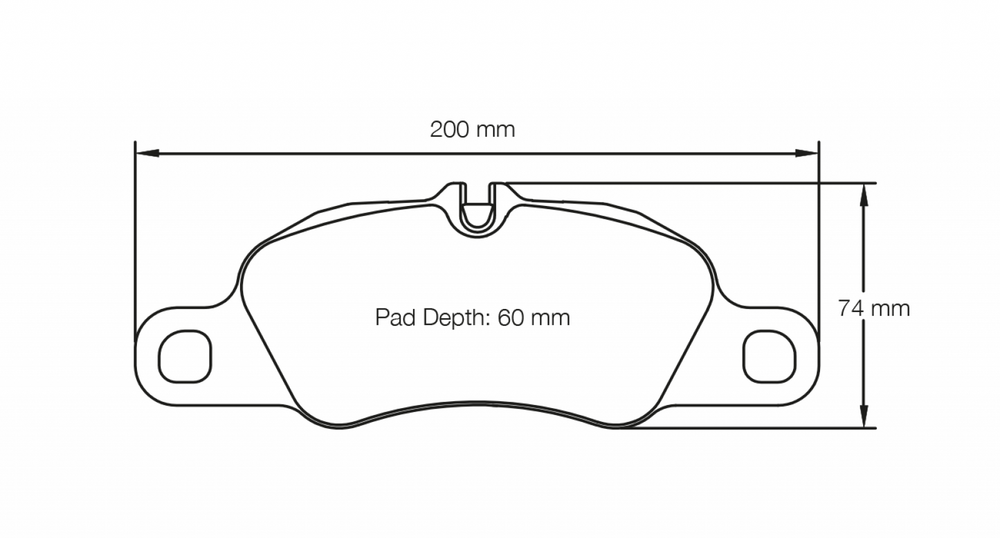 PAGID Racing Pagid Racing 8074 RSL1 Compound Brake Pads 8074-RSL1
