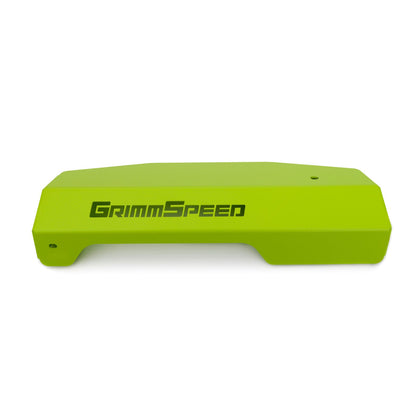 GrimmSpeed Pulley Cover - Neon Green - 2015-21 Subaru WRX GRM099051