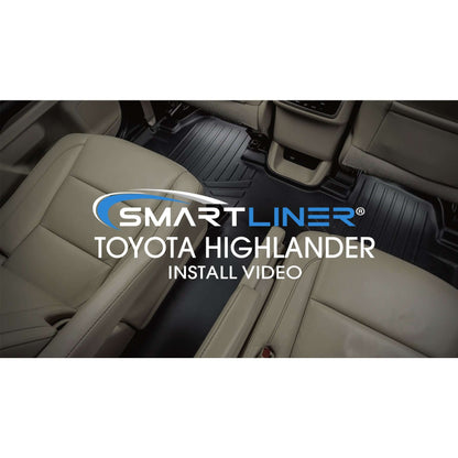 SMARTLINER Custom Fit Floor Liners For 2014-2019 Highlander with 2nd Row Bucket Seats (No Hybrid)
