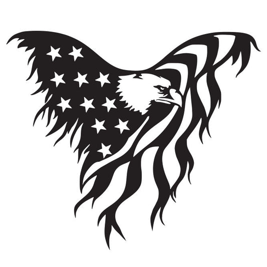 Eagle Hood Graphic