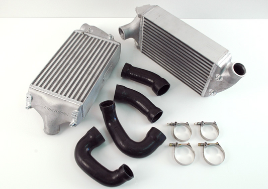 AWE Tuning Performance Intercoolers for Porsche 997 Turbo / GT2 - Black Hoses 4510-11046
