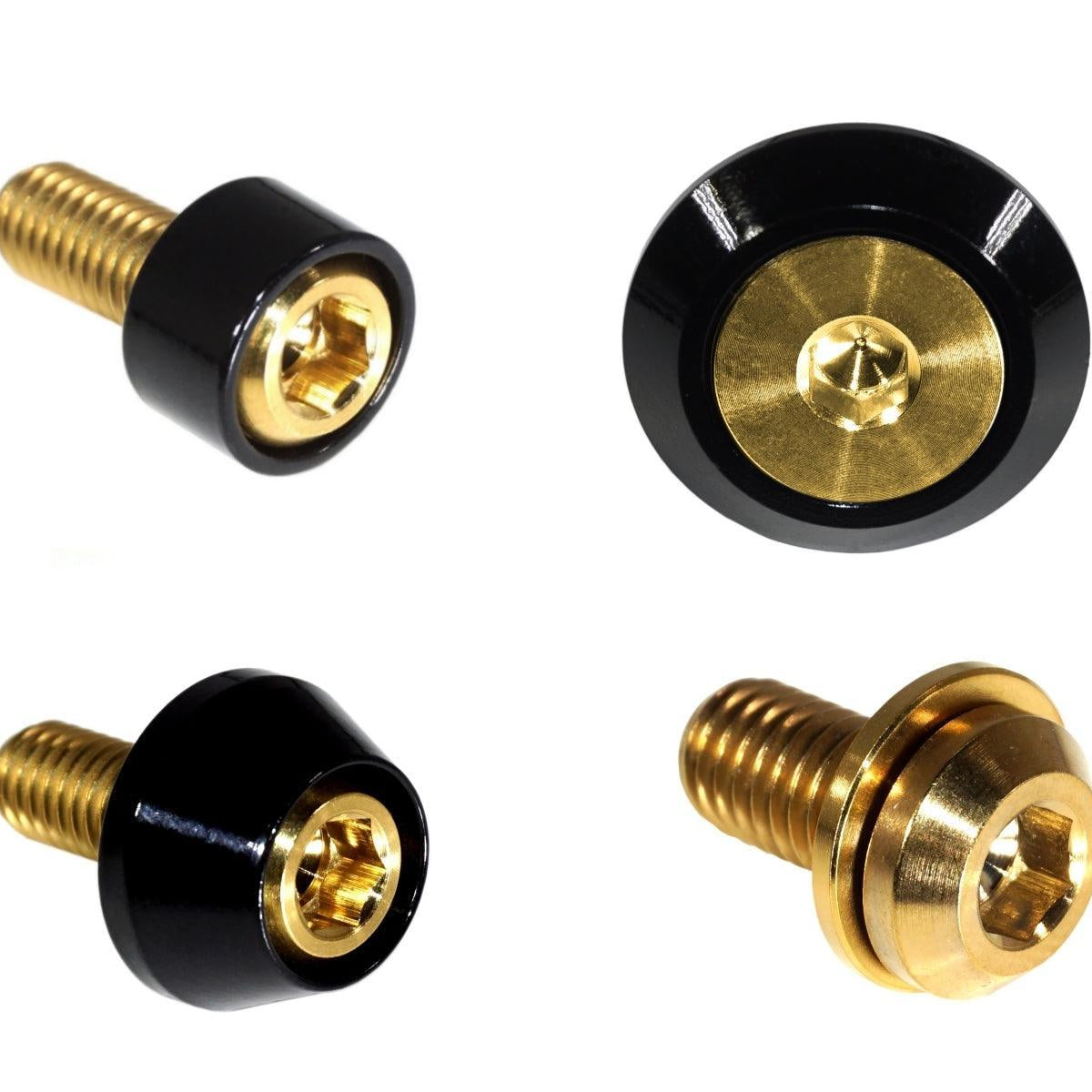 ZSPEC Interior Dress Up Bolts® Fastener Kit for 21+ Ford Bronco 2.7L, Titanium & Billet