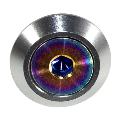 ZSPEC Low-Profile Body Kit Fastener, M5x20mm w/ WELL NUT, Titanium & Billet, Per Each