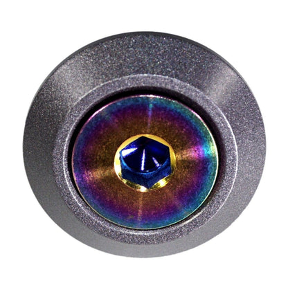 ZSPEC Low-Profile Body Kit Fastener, M5x20mm w/ WELL NUT, Titanium & Billet, Per Each