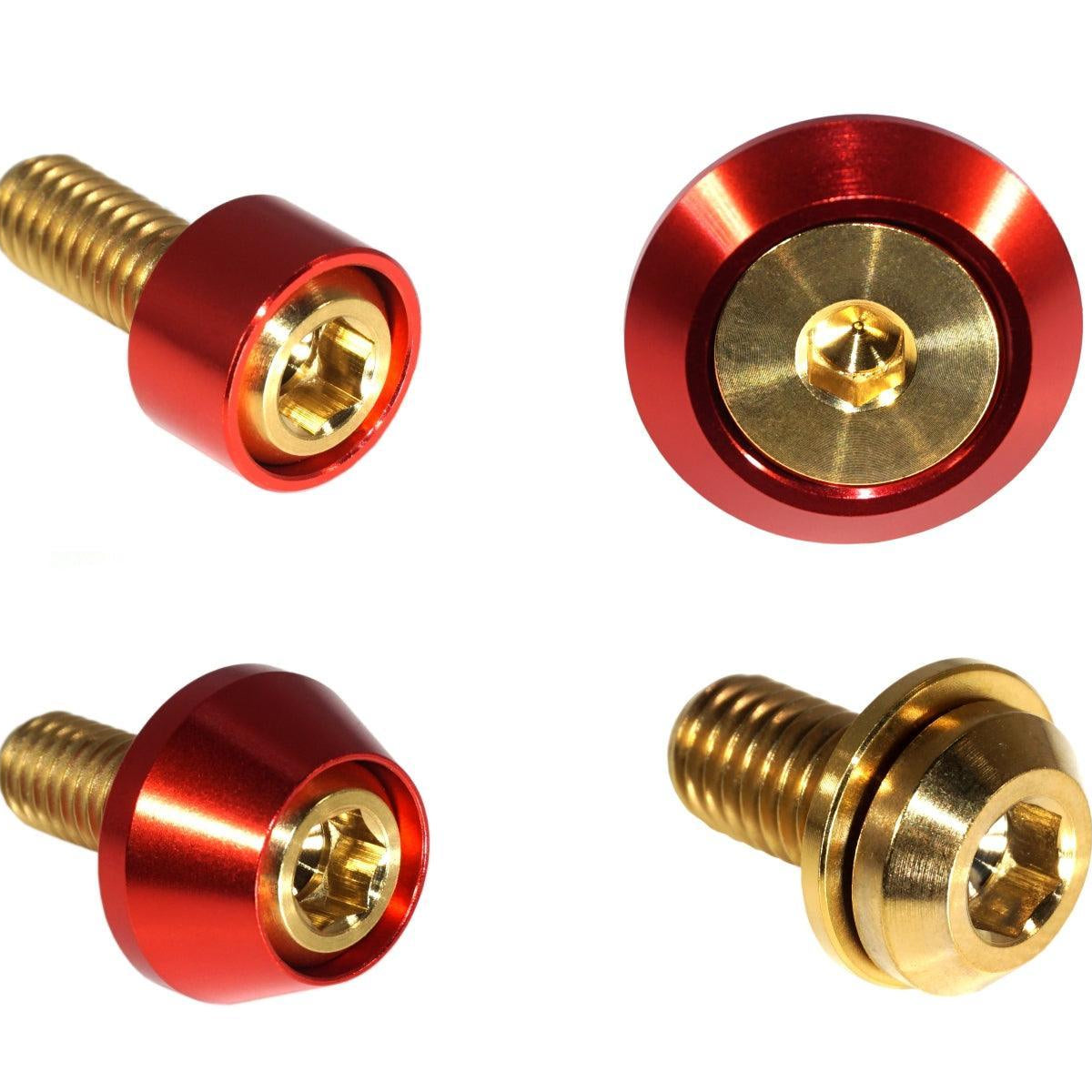 ZSPEC Interior Dress Up Bolts® Fastener Kit for 21+ Ford Bronco 2.7L, Titanium & Billet