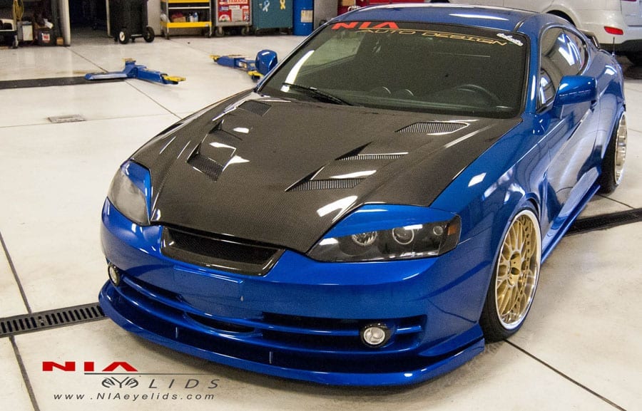 Hyundai Tiburon Front NIA splitter 2003 2004 2005 2006