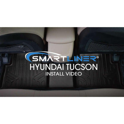 SMARTLINER Custom Fit Floor Liners For 2016-2018 Hyundai Tucson (No Hydrogen Fuel Cell Models)