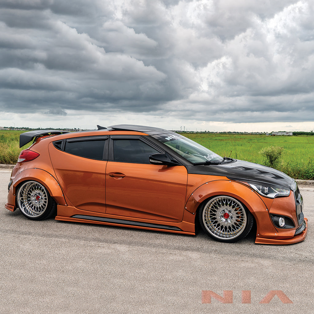 NIA Hyundai Veloster NIA Side Skirts Splitter Lip 2011-18 VEL-11-SD-RWB