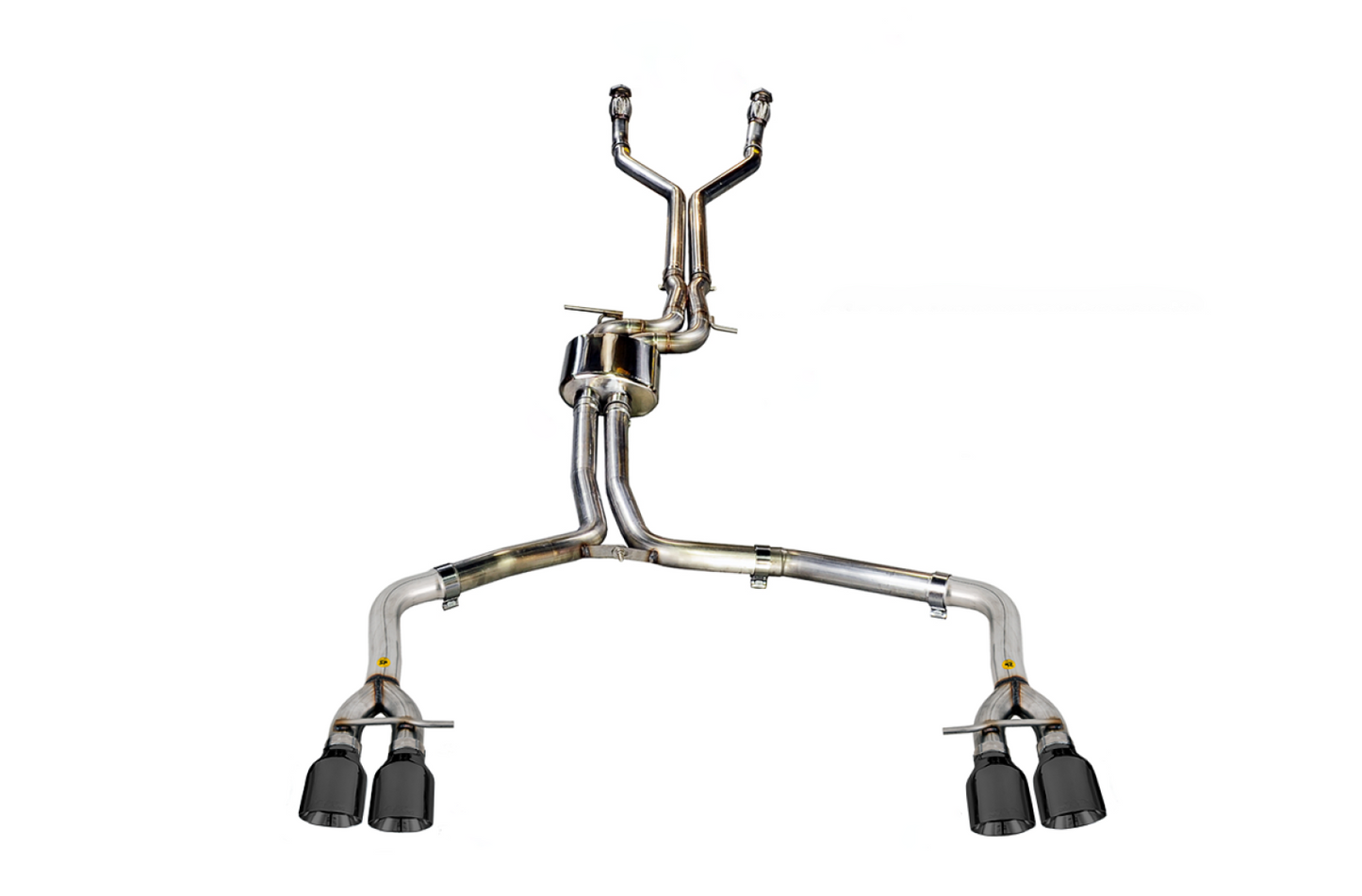 AWE Tuning Track Edition Exhaust for Audi C7 S7 4.0T - Diamond Black Tips 3020-43052