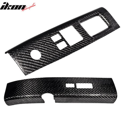 2003-2005Â Nissan 350Z Interior Door Switch Trim Covers Carbon Fiber