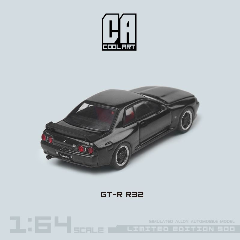 Cool ART Nissan Skyline GT-R R32 With Openable Hood 1:64