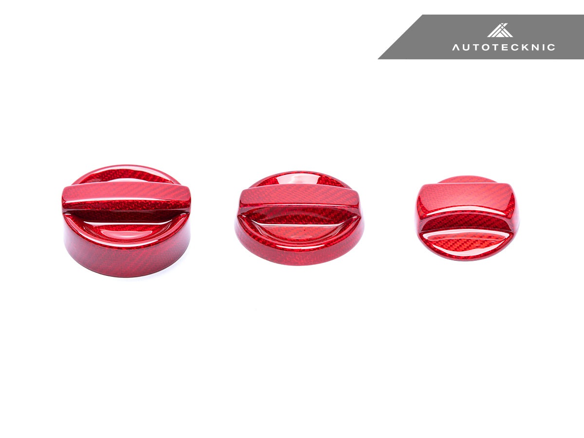 AutoTecknic Dry Carbon Competition Oil Cap Cover - E65/ E66 7-Series