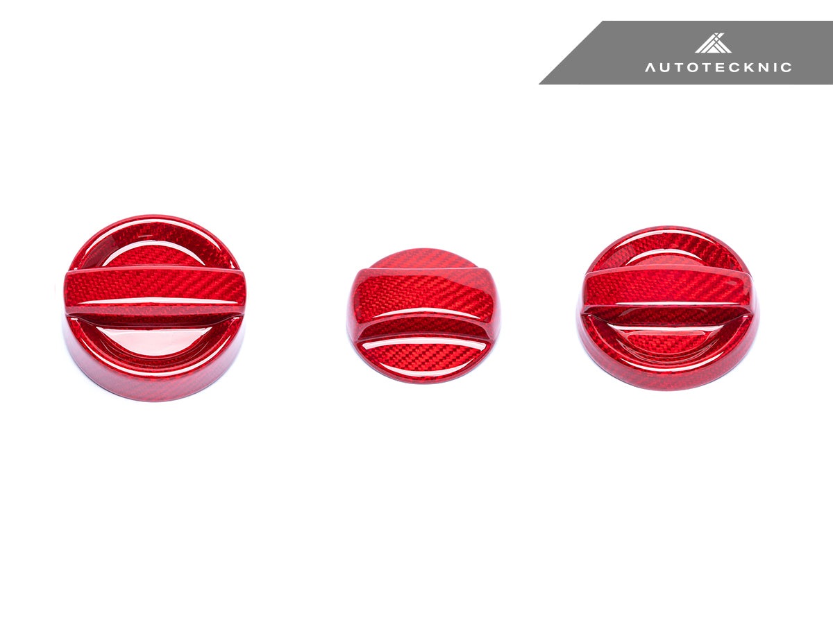 AutoTecknic Dry Carbon Competition Oil Cap Cover - E65/ E66 7-Series