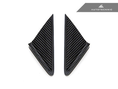 AutoTecknic Dry Carbon Side Mirror Wind Deflector Set - Porsche 911 (991) | 981 Boxster/Cayman | 718 (982)