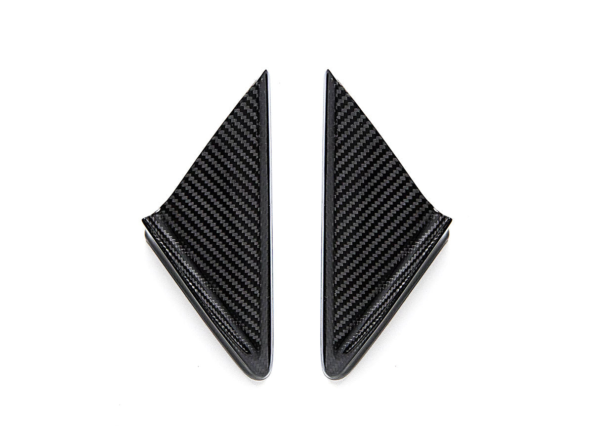 AutoTecknic Dry Carbon Side Mirror Wind Deflector Set - Porsche 911 (991) | 981 Boxster/Cayman | 718 (982)