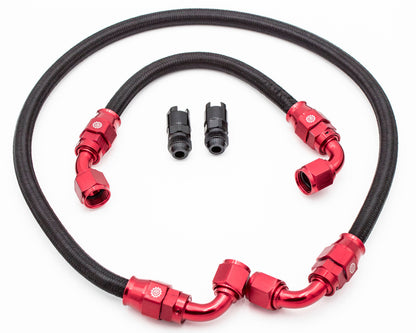 1.8T Plug and Play AN Hoses for Carrot Top Tuning High Flow Fuel Rail MK4 8N | Audi Volkswagen | Transverse
