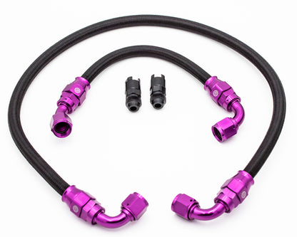 1.8T Plug and Play AN Hoses for Carrot Top Tuning High Flow Fuel Rail MK4 8N | Audi Volkswagen | Transverse