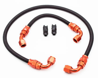 1.8T Plug and Play AN Hoses for Carrot Top Tuning High Flow Fuel Rail MK4 8N | Audi Volkswagen | Transverse
