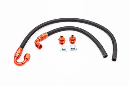 1.8T Plug and Play AN Hoses for Carrot Top Tuning High Flow Fuel Rail | Audi B5 Longitudinal