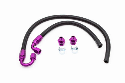 1.8T Plug and Play AN Hoses for Carrot Top Tuning High Flow Fuel Rail | Audi B5 Longitudinal