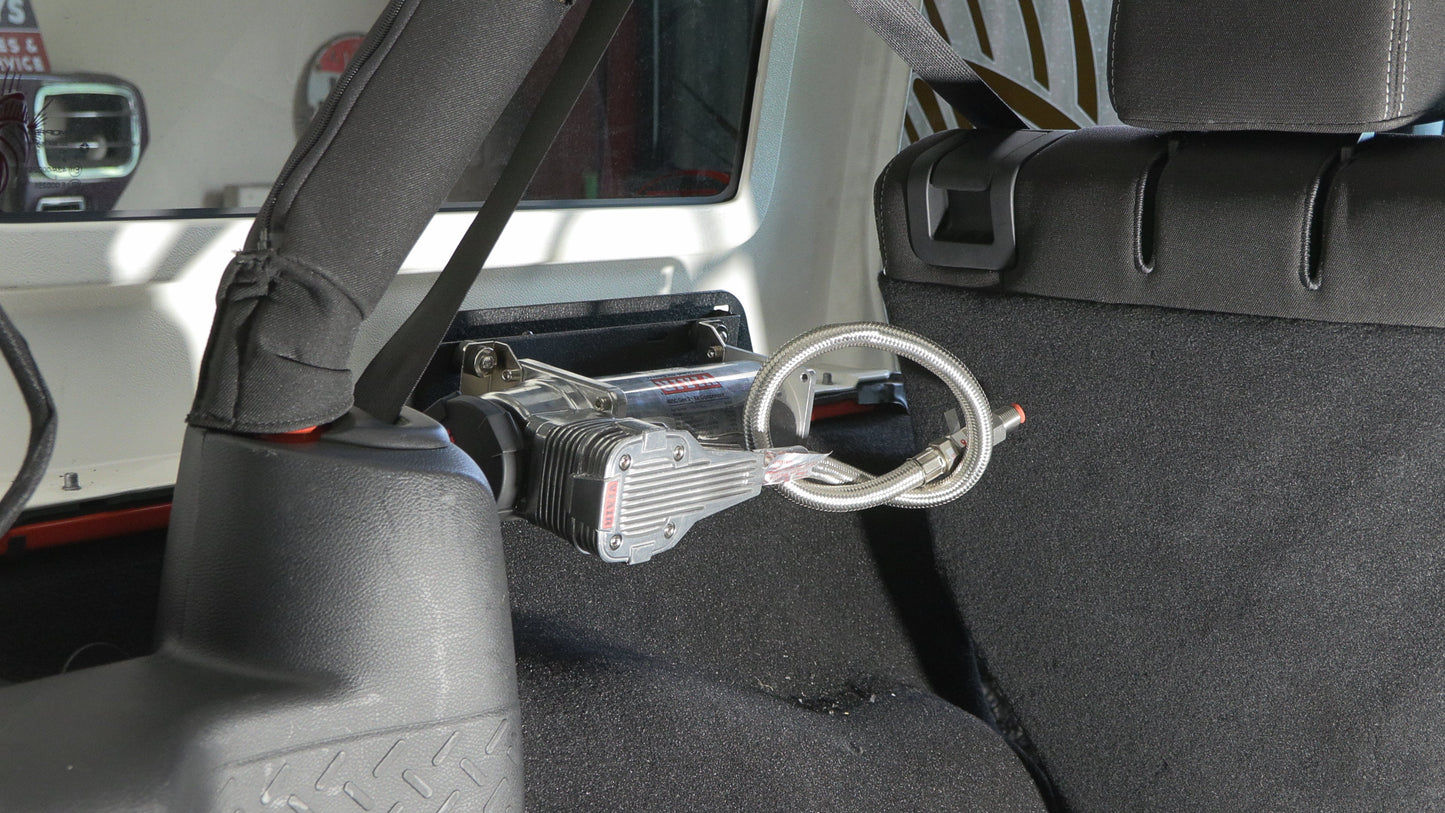 Fishbone Offroad Rear Trunk Compressor Mount - 2007-2018 Jeep Wrangler Unlimited (ARB/VIAIR) FB25468