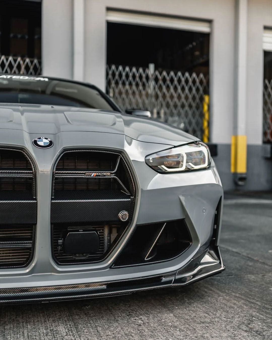 BMW 3 Series M3 G80 M4 G82 CSL Style Carbon Fiber Front Grille (2021 - 2023)