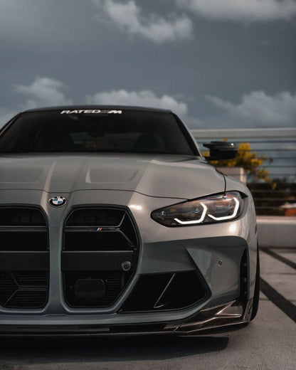 BMW 3 Series M3 G80 M4 G82 CSL Style Carbon Fiber Front Grille (2021 - 2023)