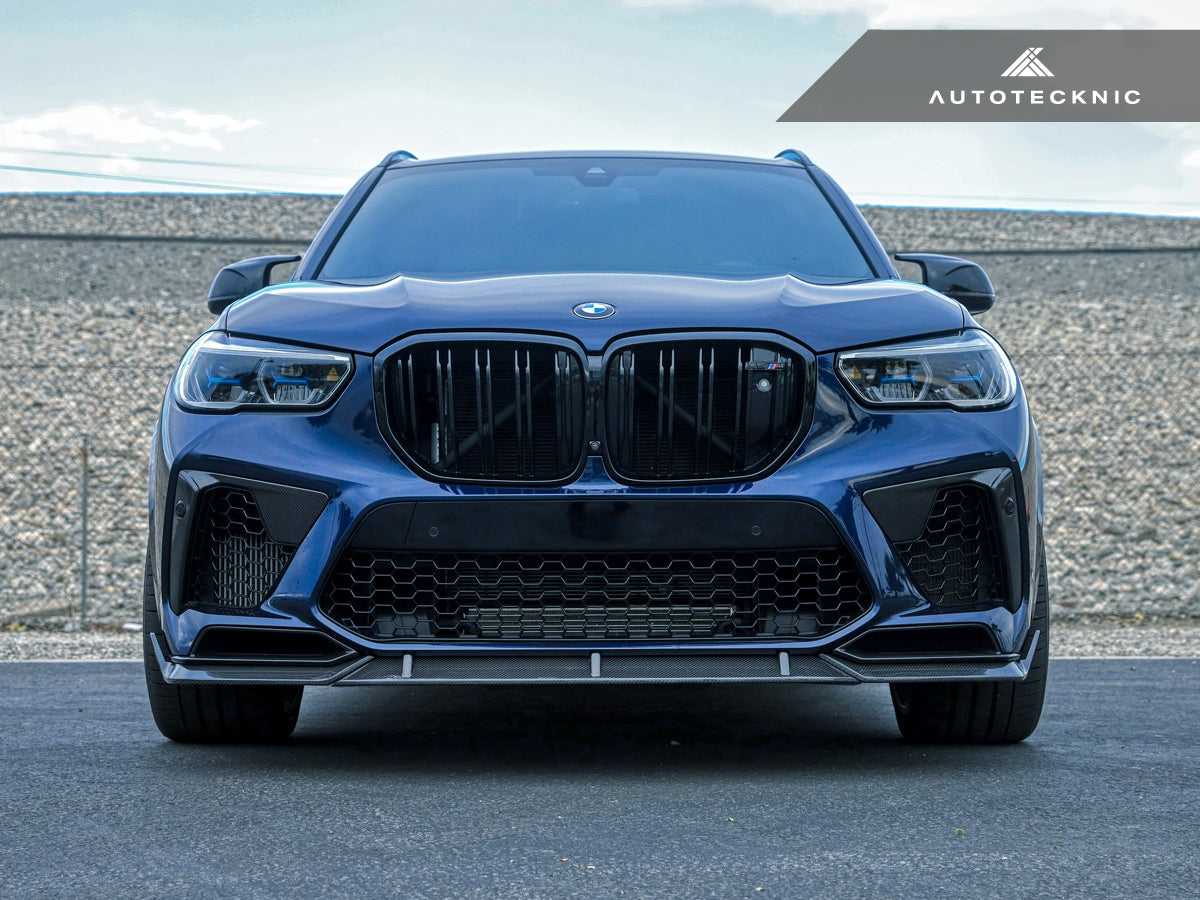 AutoTecknic Performance Dry Carbon Front Lip Set - F95 X5M