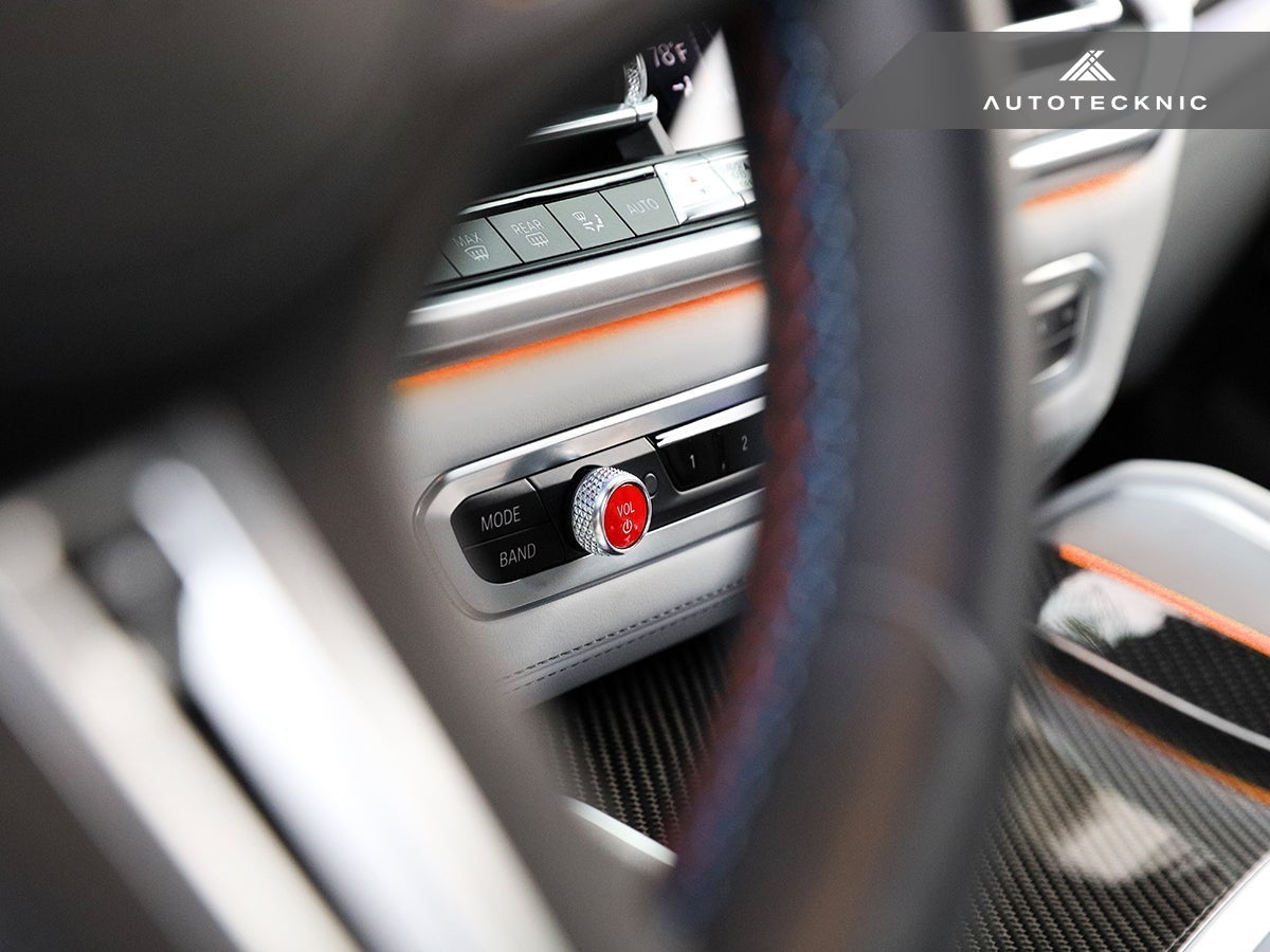 AutoTecknic Bright Red Audio Volume Button - BMW G29 Z4