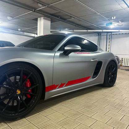 Racing Number on Stripe for Porsche Models
