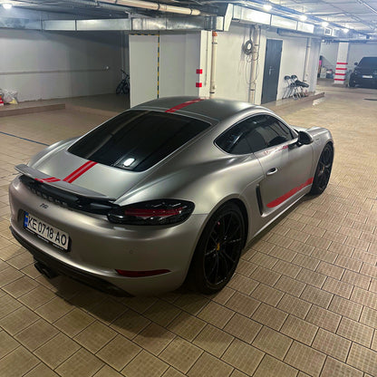 Racing Number on Stripe for Porsche Models