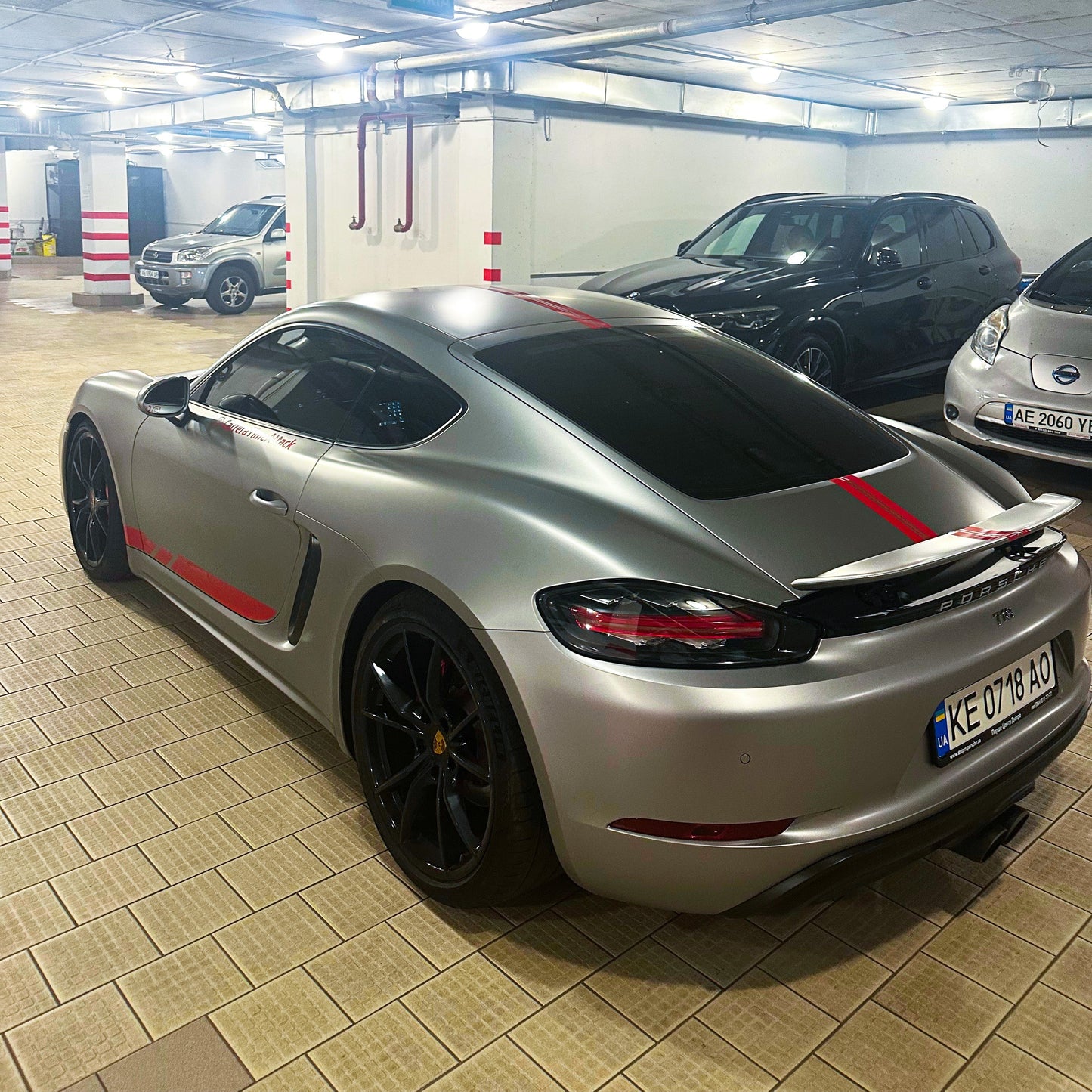 Racing Number on Stripe for Porsche Models