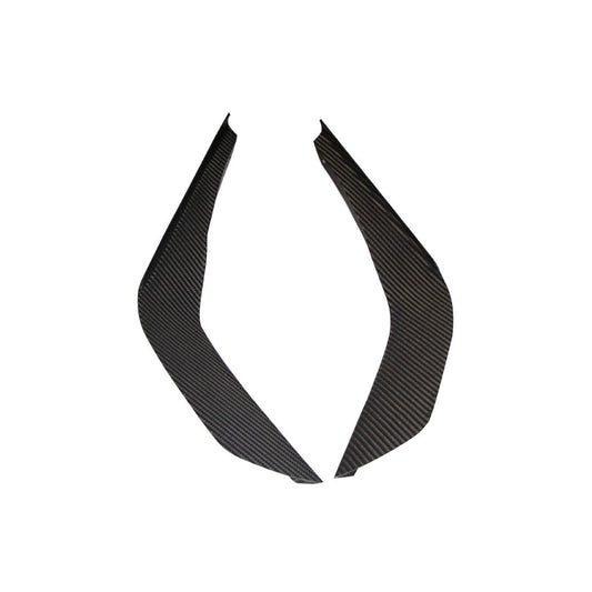 Ford Mustang GT S650 Carbon Fiber Front Bumper Canards 2024 - Current (does not fit Dark Horse bumper)
