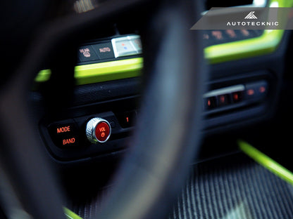 AutoTecknic Bright Red Audio Volume Button - G01 X3 | G02 X4 LCI 2022–2024