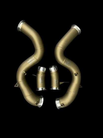 Project Gamma Mercedes-Benz S63 AMG Stainless Steel Downpipes DP1093