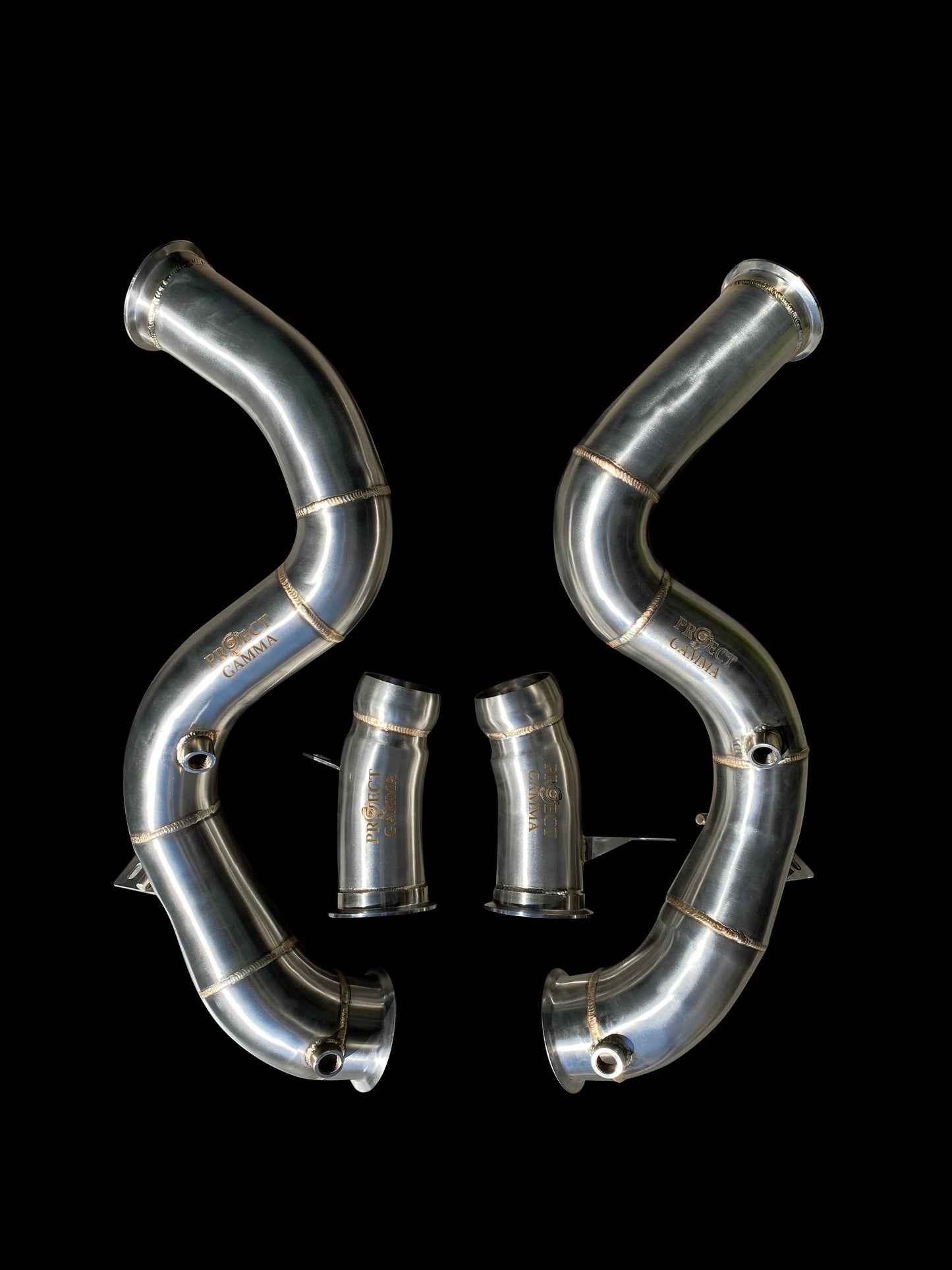 Project Gamma Mercedes-Benz S63 AMG Stainless Steel Downpipes DP1093