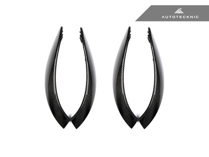 AutoTecknic Carbon Door Grip Handle Trim Set - BMW F30 3-Series | F32 4-Series
