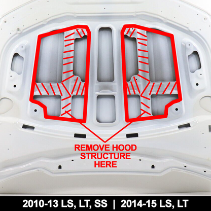 Camaro 2010-2015 Hood Vents (Stage 2)
