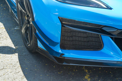 Carbon Fiber Front Bumper Canards - Chevrolet Corvette C8 Z06/ E Ray/ ZR1/ Grand sport