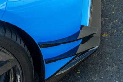 Carbon Fiber Front Bumper Canards - Chevrolet Corvette C8 Z06/ E Ray/ ZR1/ Grand sport
